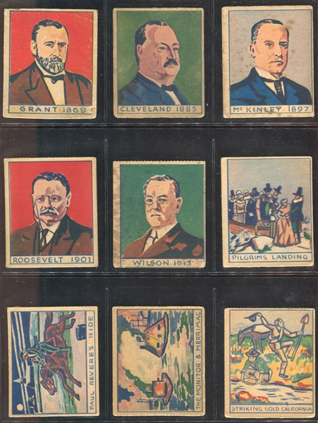 R129 Series of 48 American History Near Set of (46/48) Cards