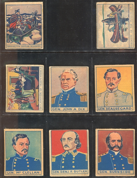 R129 Series of 48 American History Near Set of (46/48) Cards