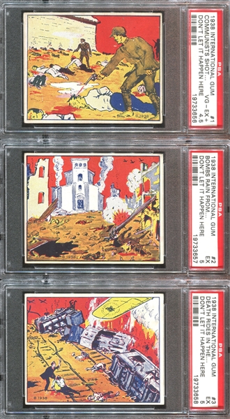 R44 International Gum Don't Let it Happen Over Here Complete PSA-Graded Set