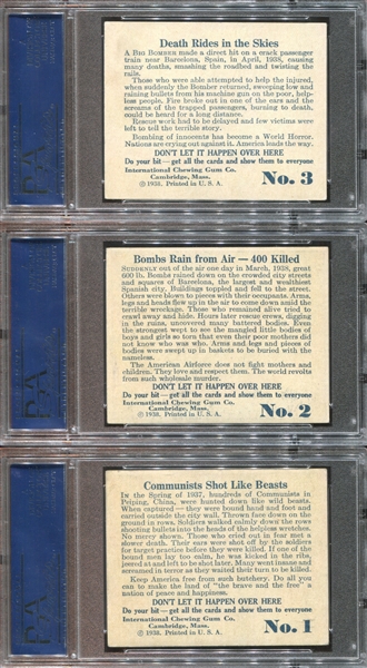 R44 International Gum Don't Let it Happen Over Here Complete PSA-Graded Set