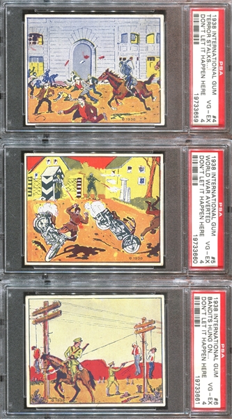 R44 International Gum Don't Let it Happen Over Here Complete PSA-Graded Set