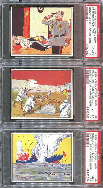 R44 International Gum Don't Let it Happen Over Here Complete PSA-Graded Set