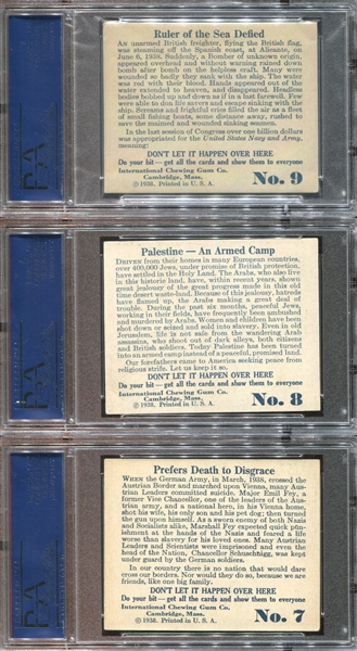 R44 International Gum Don't Let it Happen Over Here Complete PSA-Graded Set