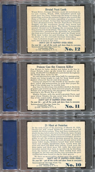 R44 International Gum Don't Let it Happen Over Here Complete PSA-Graded Set