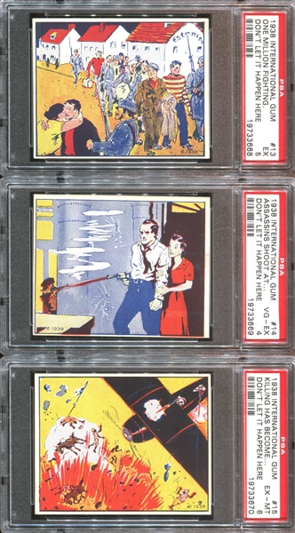 R44 International Gum Don't Let it Happen Over Here Complete PSA-Graded Set