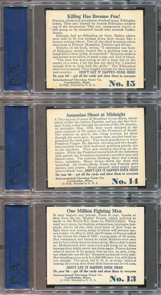 R44 International Gum Don't Let it Happen Over Here Complete PSA-Graded Set