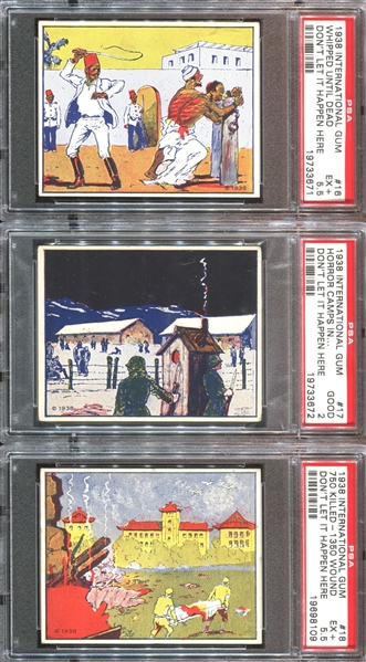 R44 International Gum Don't Let it Happen Over Here Complete PSA-Graded Set