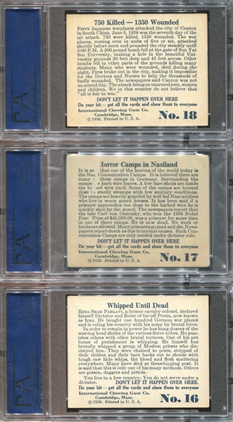 R44 International Gum Don't Let it Happen Over Here Complete PSA-Graded Set