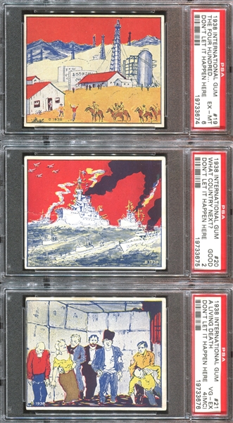 R44 International Gum Don't Let it Happen Over Here Complete PSA-Graded Set