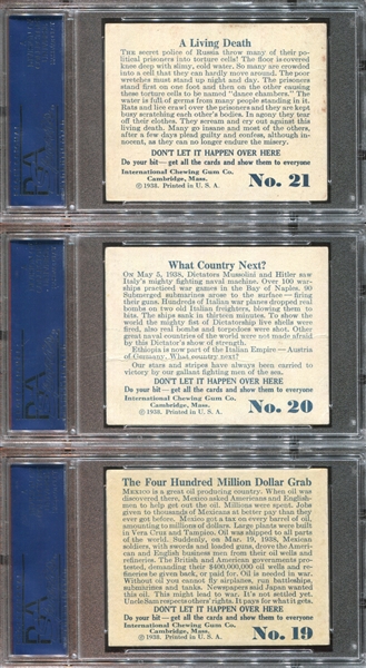 R44 International Gum Don't Let it Happen Over Here Complete PSA-Graded Set