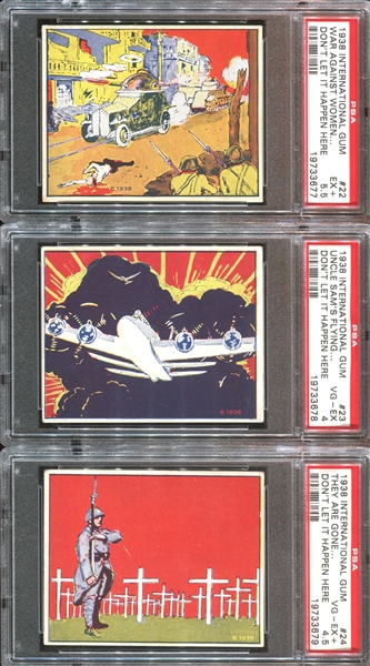 R44 International Gum Don't Let it Happen Over Here Complete PSA-Graded Set