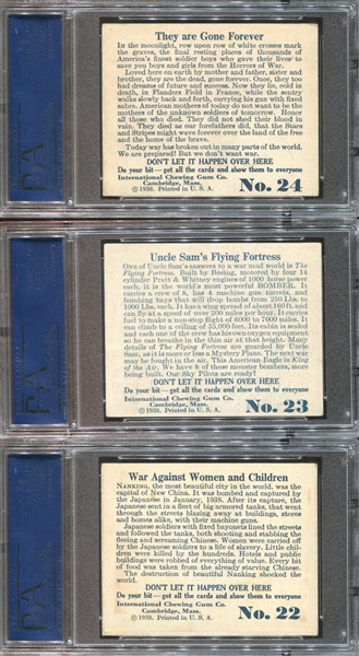 R44 International Gum Don't Let it Happen Over Here Complete PSA-Graded Set