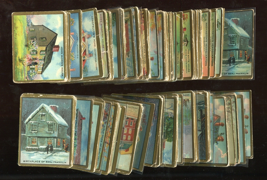 T69 Helmar Historic Homes Lot of (234) Cards