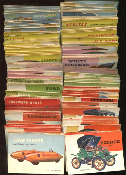 1954 Topps Wheels Lot of Over (500) Cards (1-160)