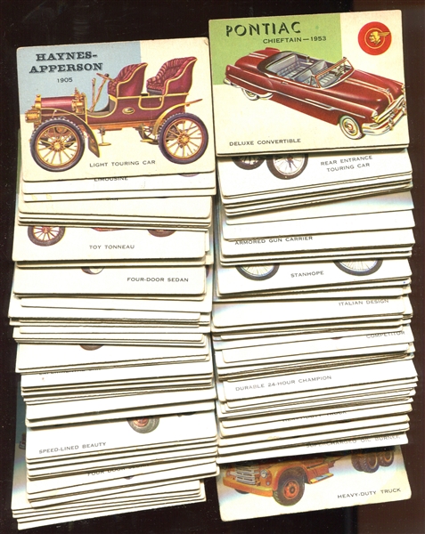 1954 Topps Wheels Near Complete (135/160) Set of (1-160) Cards