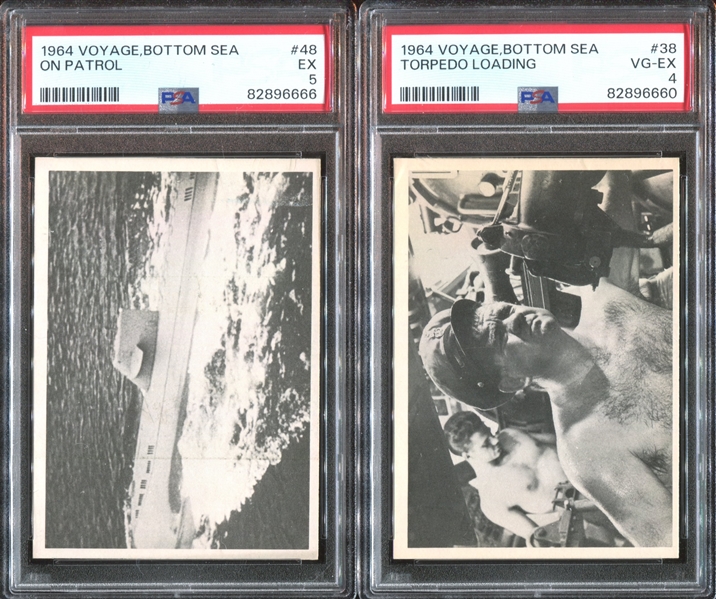 1967 Donruss Voyage to the Bottom of the Sea Lot of (8) PSA-Graded Cards