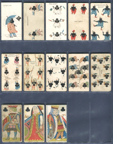 N219 Kinney Cigarettes Harlequin (1st Series) Complete Set of (52) Cards