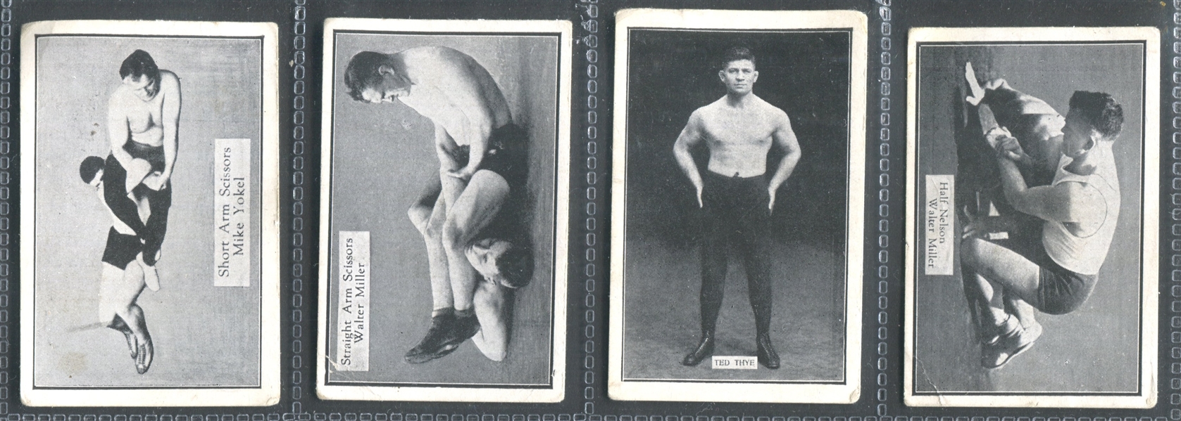 1920's Allen's Confectionery (Australia) Wrestlers Lot of (12) Cards