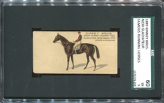 N230 Kinney English Running Horses Lot of (3) SGC-Graded Cards