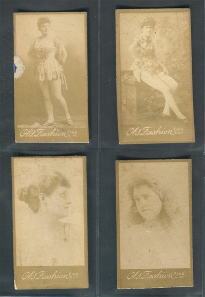 N664 Old Fashion Fine Cut Actresses Lot of (10) Actresses