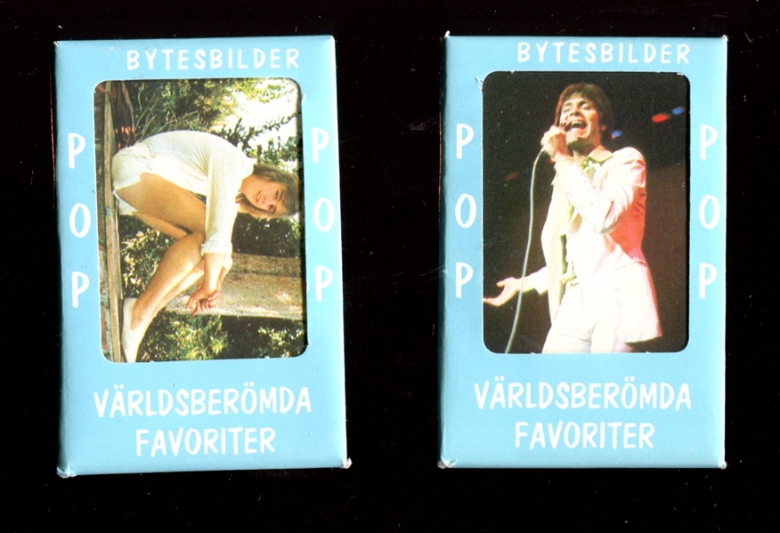 1970's Swedish Pop Star Unopened Packs Lot of (2)