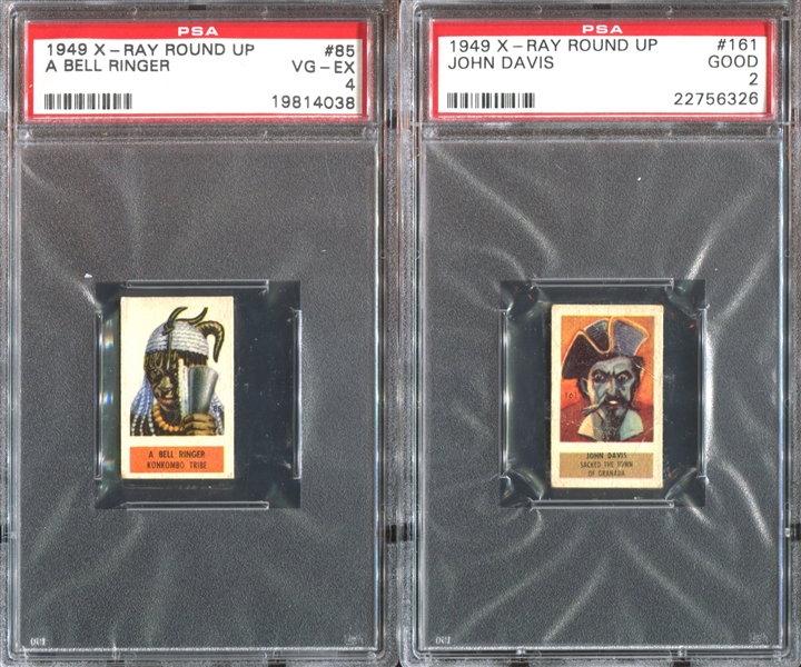 1949 Topps X-Ray Round-Up Lot of (11) PSA-Graded Cards