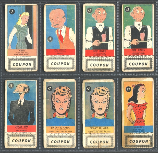 R757-2 James Welch Comic Character Cards Lot of (11) Cards