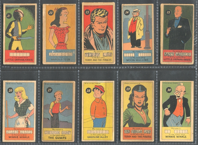 R757-1 James Welch Comic Character Cards Complete Set of (50) Cards