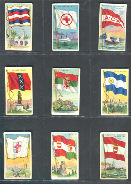 T59 Flags Mixed Back Set of (200) Cards