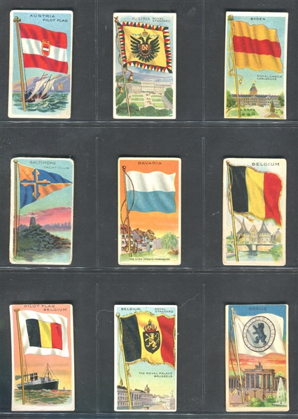 T59 Flags Mixed Back Set of (200) Cards