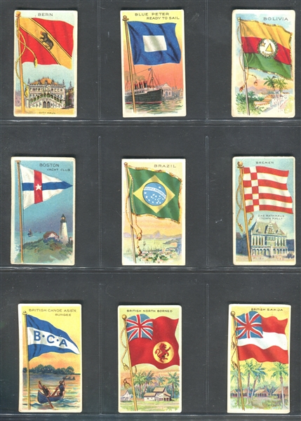 T59 Flags Mixed Back Set of (200) Cards