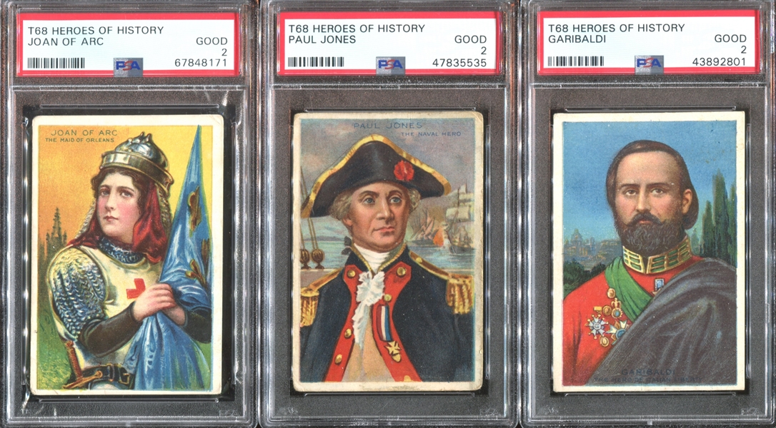 T68 Royal Bengals Heroes of History Lot of (29) PSA-Graded Cards