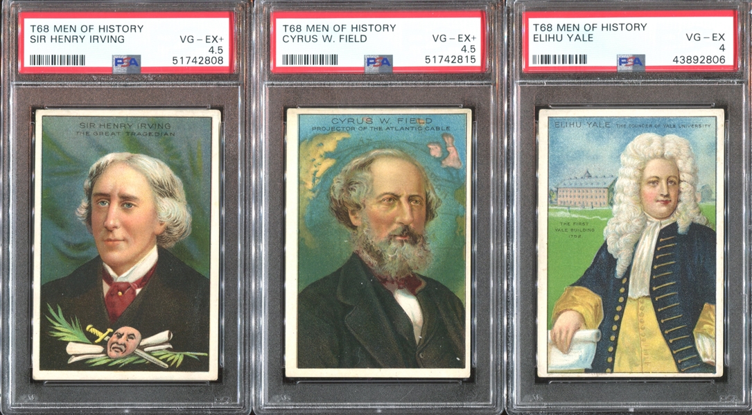 T68 Royal Bengals Men of History Lot of (29) PSA-Graded Cards