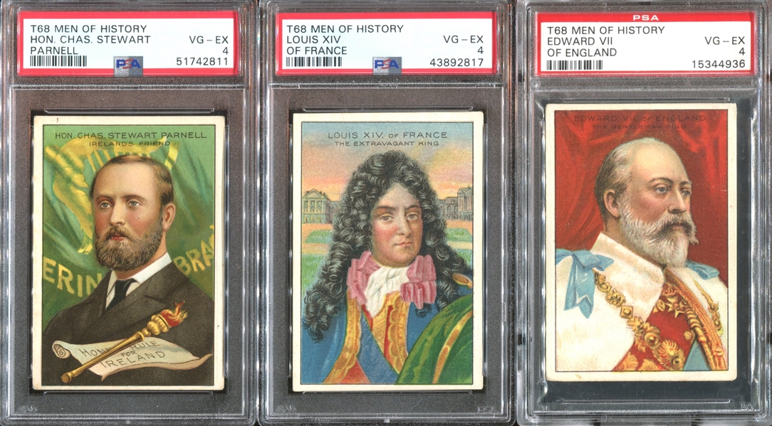 T68 Royal Bengals Men of History Lot of (29) PSA-Graded Cards