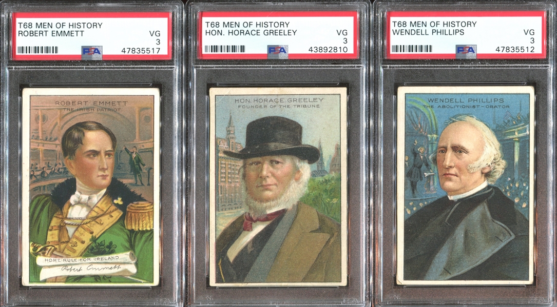 T68 Royal Bengals Men of History Lot of (29) PSA-Graded Cards