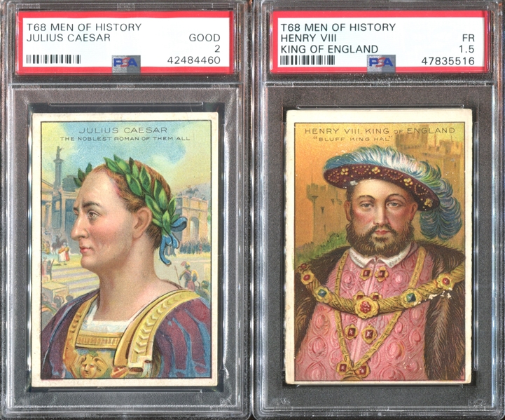 T68 Royal Bengals Men of History Lot of (29) PSA-Graded Cards