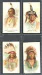 N2 Allen & Ginter American Indian Chiefs Complete Set of (4) Error Cards