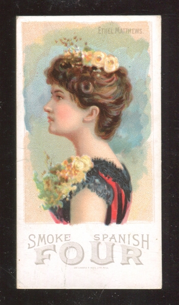 N532 Spanish Four Actresses Ethel Matthews Type Card