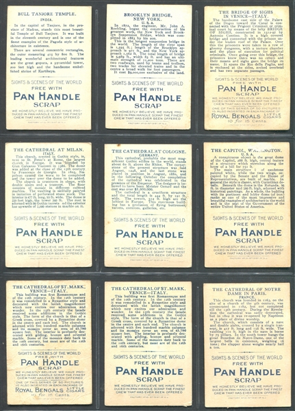 T99 Pan Handle Scrap Sights and Scenes of the World Complete Set of (50) With (24) Back Variations