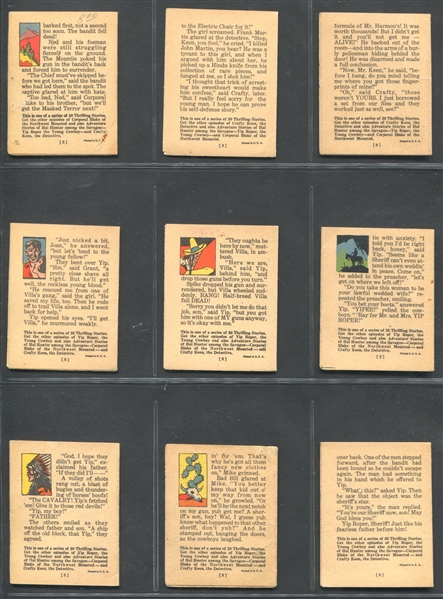 R25 Goudey Thrilling Stories Lot of (18) Booklets