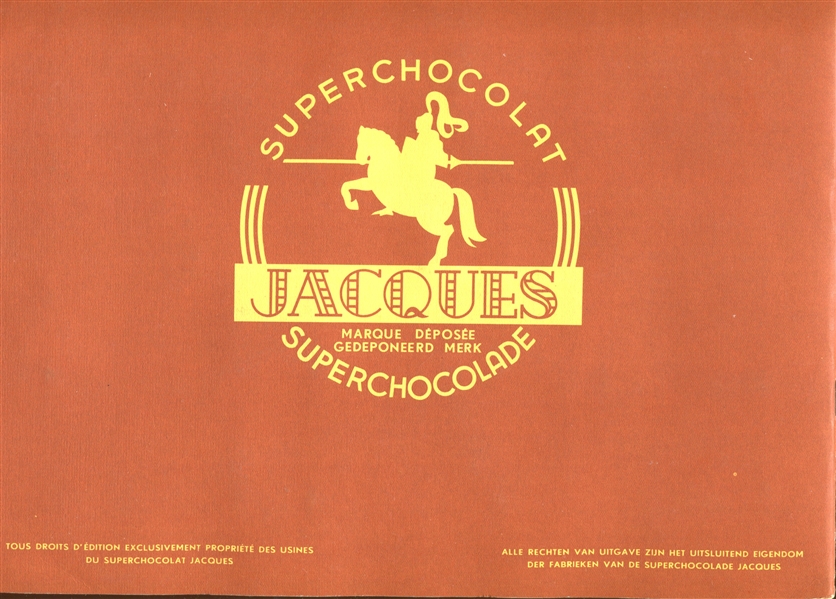 1952 Jacques Chocolates (Belgium) History of the Locomotive Complete set of (144) Cards in Album