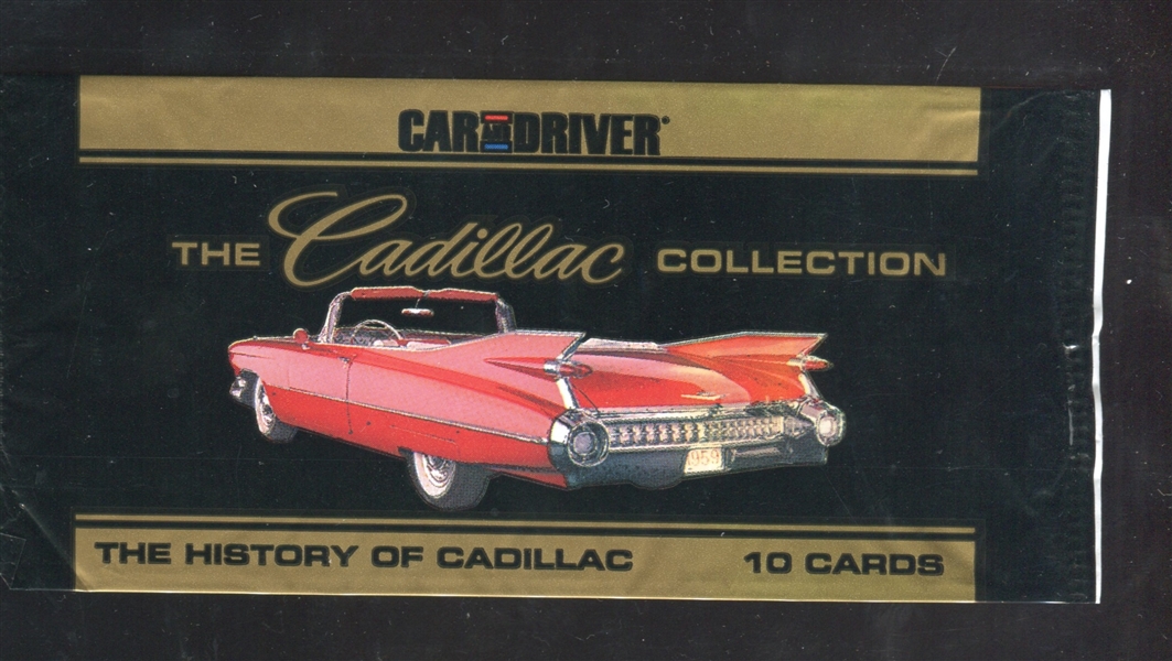 1993 Car & Driver Magazine (USA) The Cadillac Collection Complete Set of (104) Cards Plus Extras