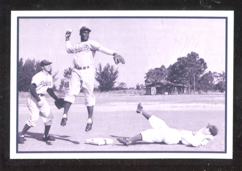 1953 Bowman Black and White Baseball ***LEMKE CARD*** #66 Pee Wee Reese / Jackie Robinson