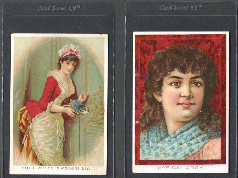 N446 D. E. Rose Imperial Cards Lot of (9) Cards