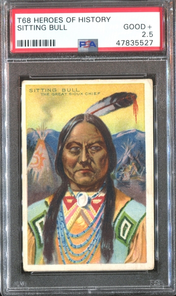 T68 Royal Bengals Heroes of History Sitting Bull PSA2.5 Good+