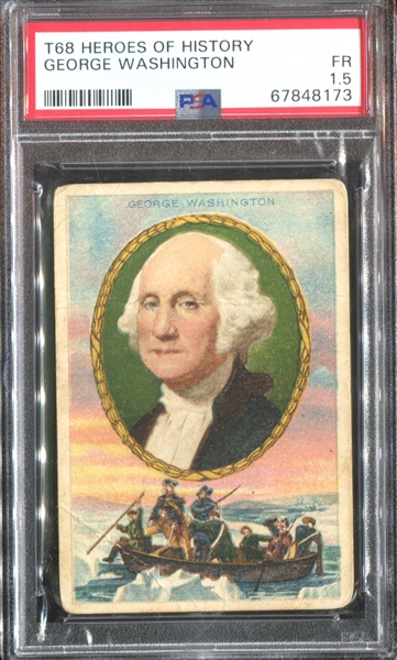 T68 Royal Bengals Heroes of History George Washington PSA-Graded