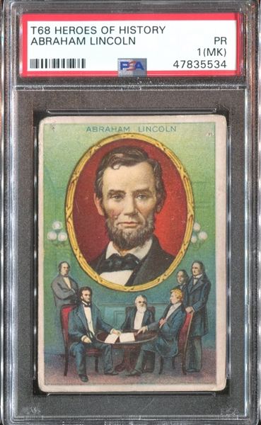 T68 Royal Bengals Heroes of History Abraham Lincoln PSA-Graded