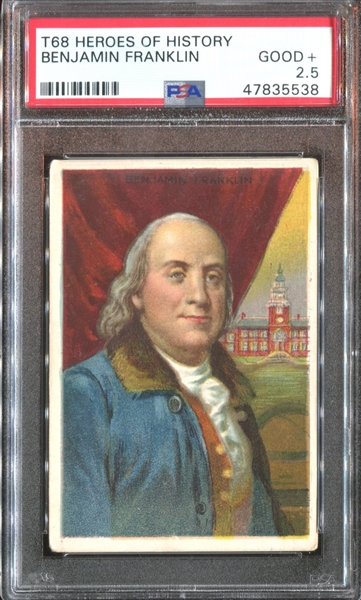 T68 Royal Bengals Heroes of History Benjamin Franklin PSA2.5 Good+