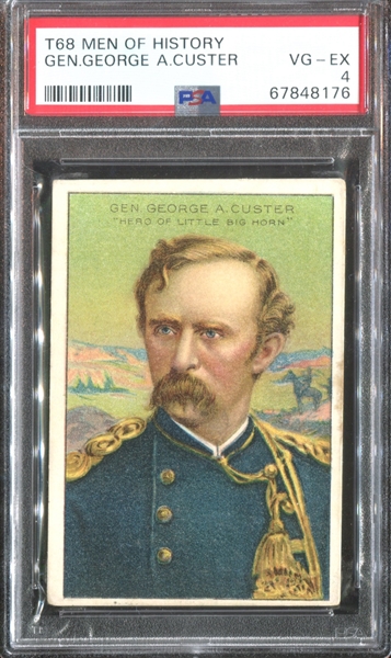 T68 Royal Bengals Men of History George A Custer PSA4 VG-EX