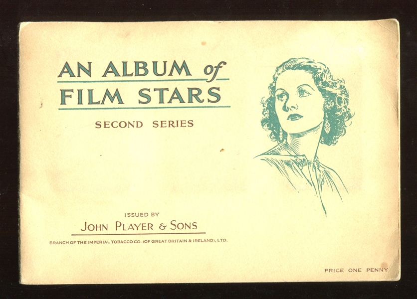 1920's John Player Album of Film Stars Lot of (3) Different Complete Sets in Albums